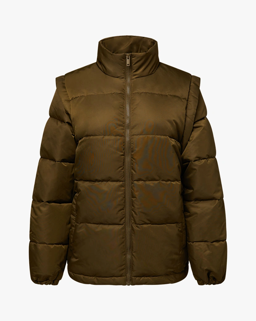 Afneembare Mouwen Puffer Jas: De Ultieme Winterjas voor Avontuur en Stijl!